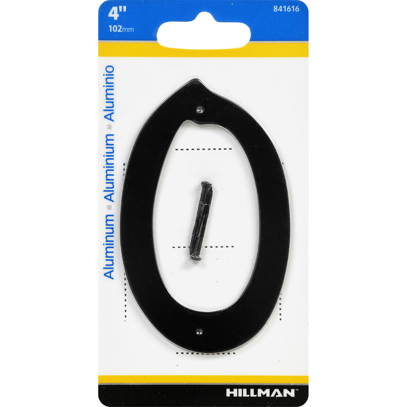4" BLK #0 NAILON 1PC - Pack of 3