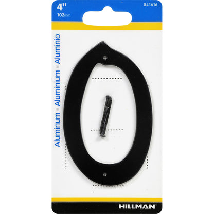 4" BLK #0 NAILON 1PC - Pack of 3