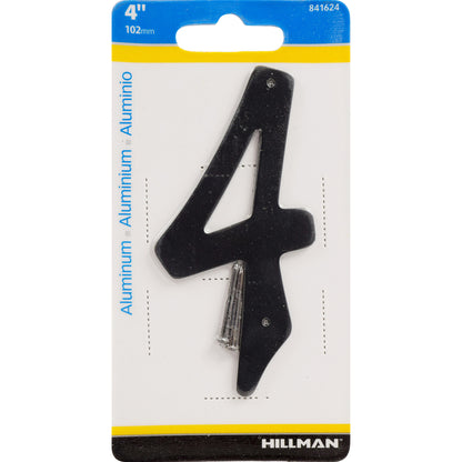 4" BLK #4 NAILON 1PC - Pack of 3