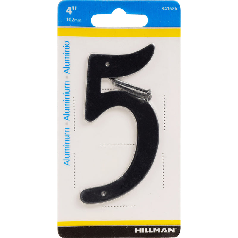 4" BLK #5 NAILON 1PC - Pack of 3