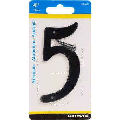 4" BLK #5 NAILON 1PC - Pack of 3