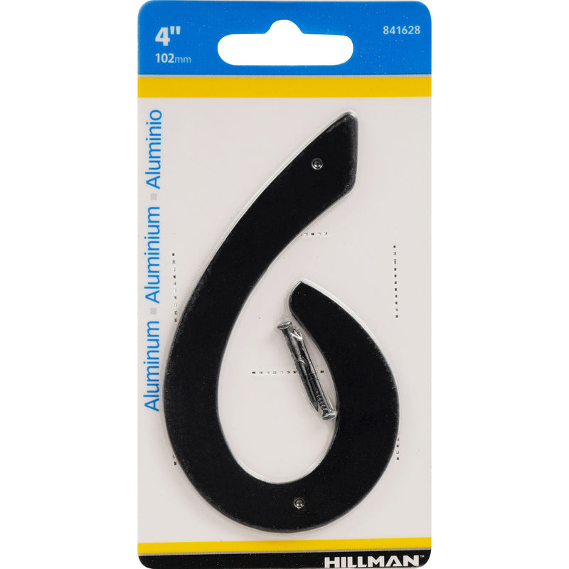 4" BLK #6 NAILON 1PC - Pack of 3