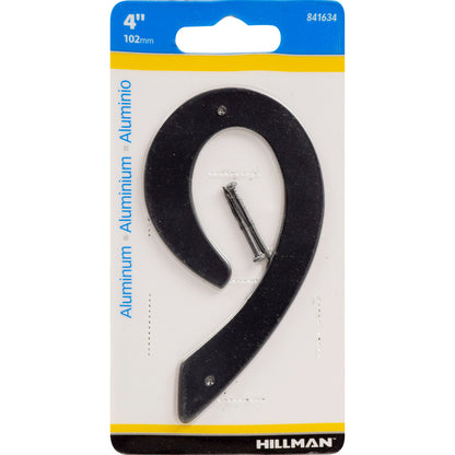 4" BLK #9 NAILON 1PC - Pack of 3