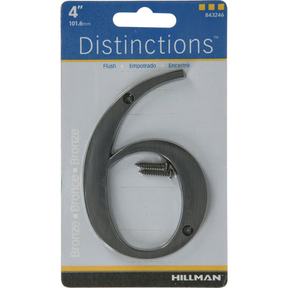 4" BRZ DSNCT #6 SCRW 1PC - Pack of 3