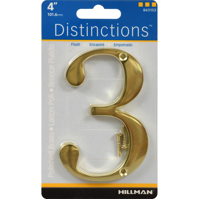 4" GLD DSNCT #3 SCRW 1PC - Pack of 3