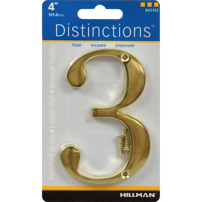 4" GLD DSNCT #3 SCRW 1PC - Pack of 3