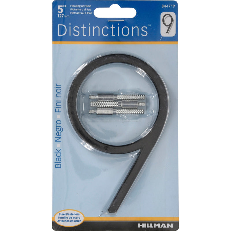 5" BLK DSNCT #9 SCRW 1PC - Pack of 3