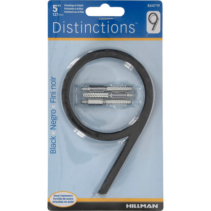 5" BLK DSNCT #9 SCRW 1PC - Pack of 3