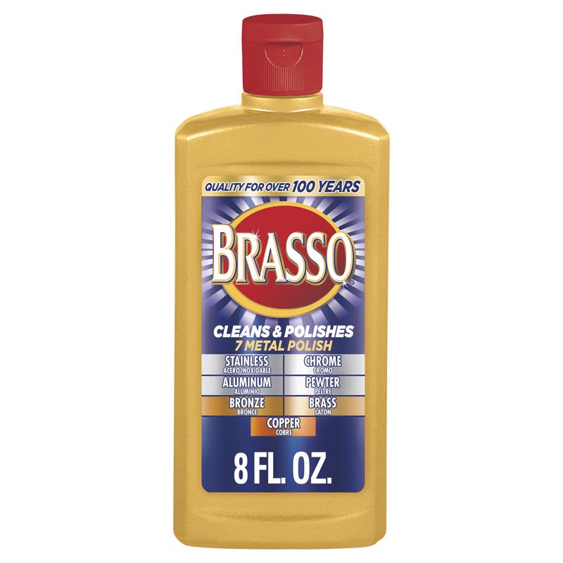POLISH METAL BRASSO 8 OZ - Pack of 8