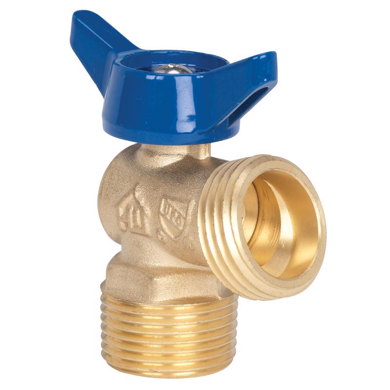 Emery Jensen metal sillcock and hose bibs with 3/4 inch MIP drain boiler fitting, durable outdoor water valve