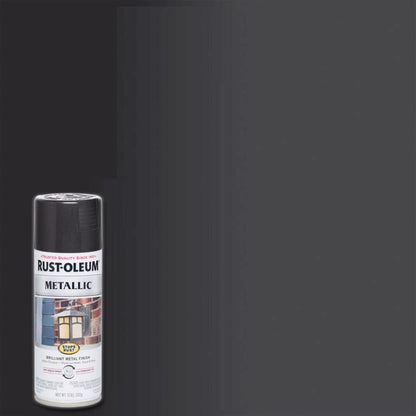 SPRYPAINT METALC BLK11OZ