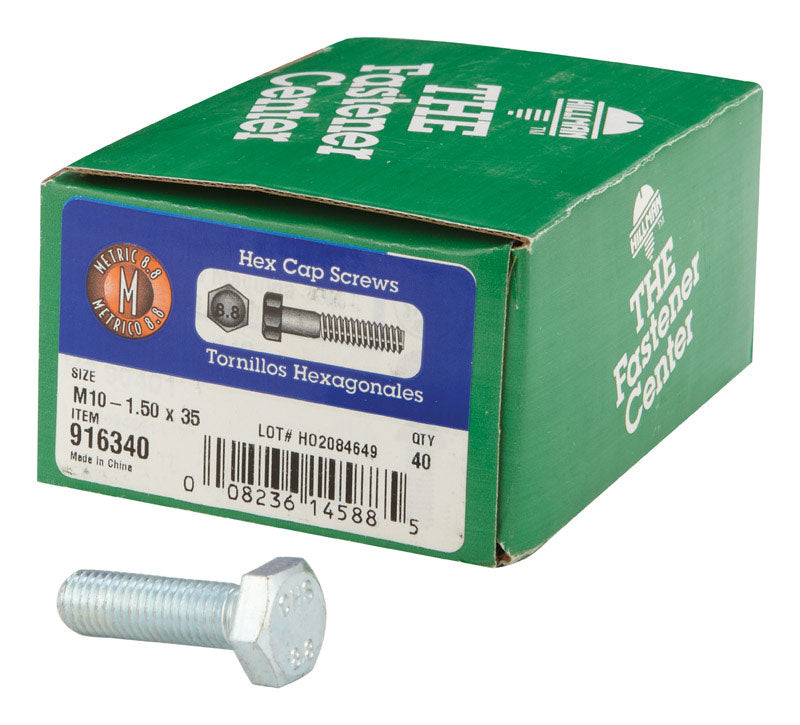 Emery Jensen metric bolt hex NF M10-1.5x35mm, stainless steel fastener for construction and industrial applications