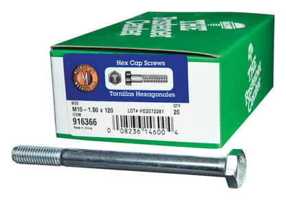 Emery Jensen BOLT HX NG M10-1.5X120 metric bolt with hex head, used for industrial and construction applications.