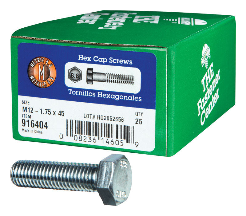 Emery Jensen METR HX CP Gr8.8 M12x45 metric bolt with hex head, used for heavy-duty fastening applications.