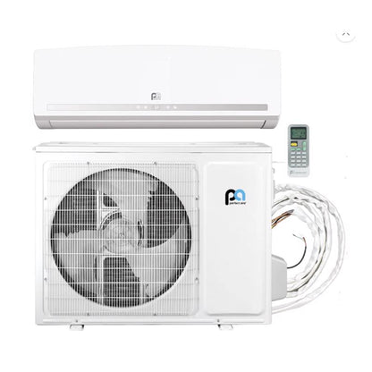 Emery Jensen mini-split A/C unit with 12,000 BTU cooling capacity, compact design for efficient room climate control