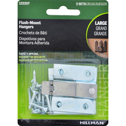 FLUSH MNT HANGR W/lok LG - Pack of 10