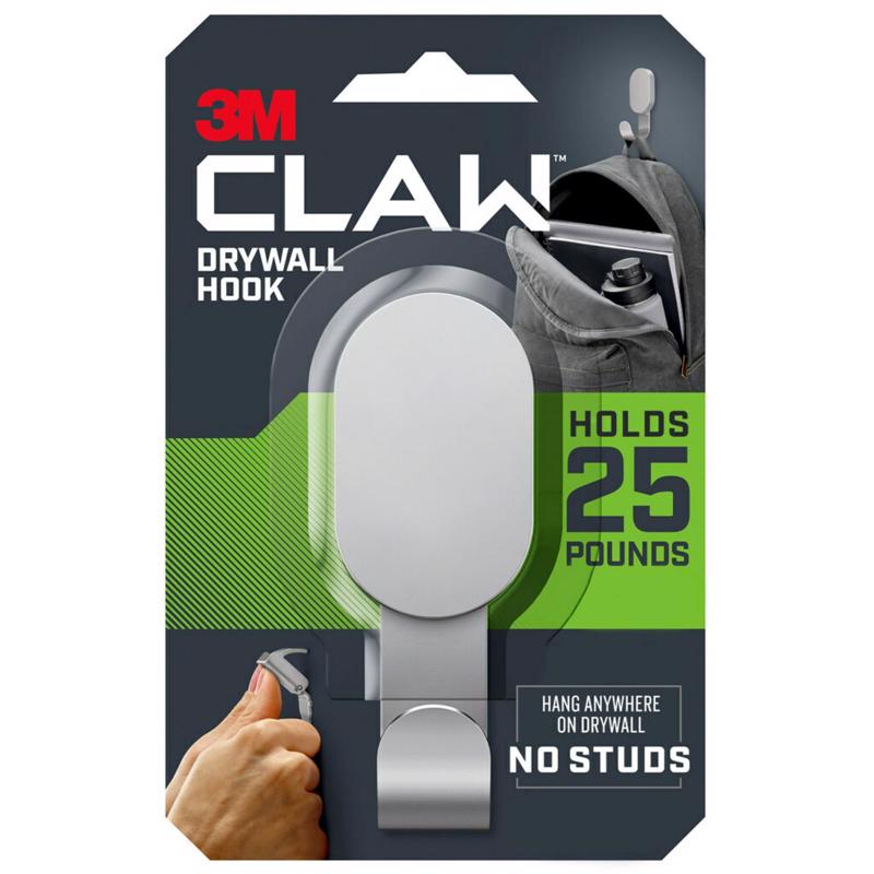 Emery Jensen 4.3-inch mirror and picture hangers, dry wall hooks for secure wall mounting, shown on a wall.