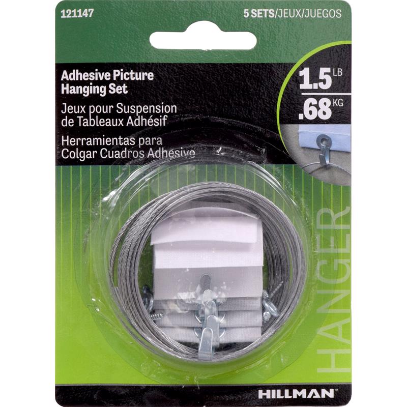 PICTURE HANGR ADHESV SET - Pack of 10