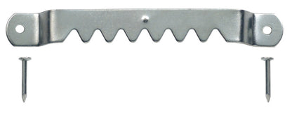 Large Emery Jensen sawtooth hanger for mirrors and pictures, sturdy metal wall hook for secure hanging.