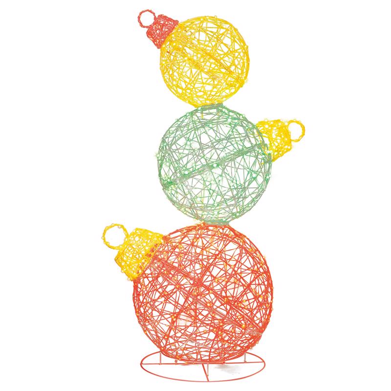 Emery Jensen LED outdoor Christmas yard decor ornaments, 39-inch festive holiday decorations for outdoor display