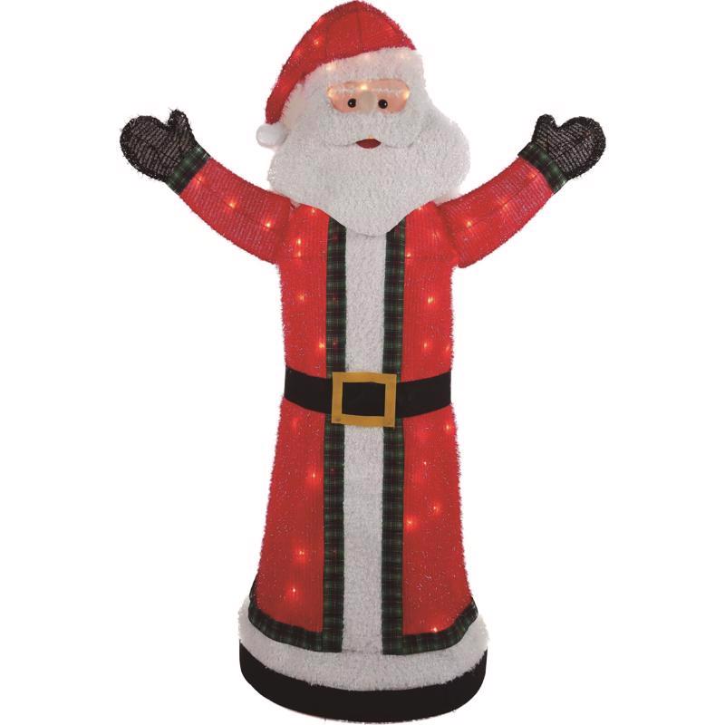 Emery Jensen 57-inch Santa yard decor, outdoor Christmas figure with festive holiday design for seasonal decoration