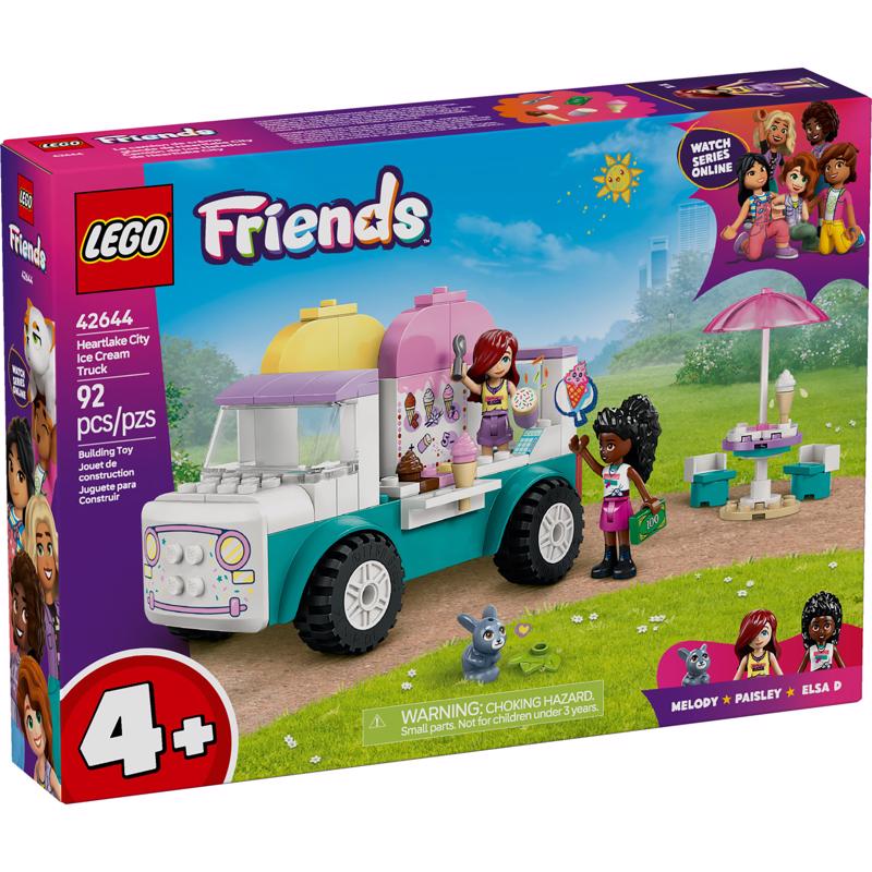 LEGO HRTLK ICE CRM truck model building kit by Emery Jensen, detailed construction with colorful LEGO bricks.