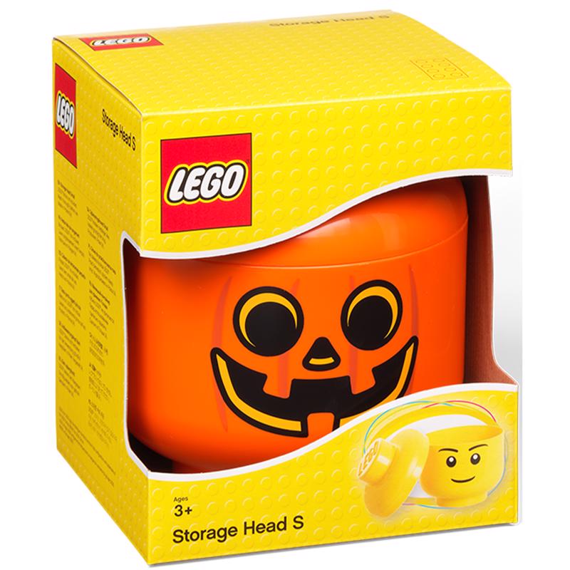 LEGO Storage HD S Pumpkin model building kit from Emery Jensen featuring a pumpkin-shaped storage container and accessory details.