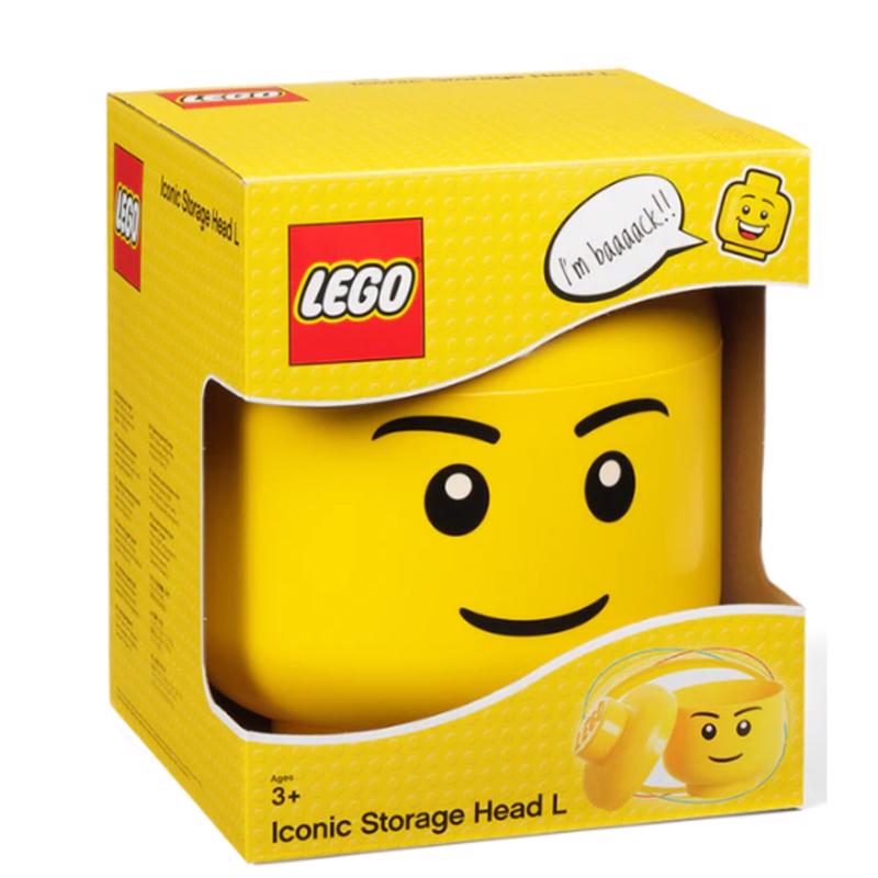 Large yellow storage head from Emery Jensen building kit accessory, detailed plastic model part for model construction.
