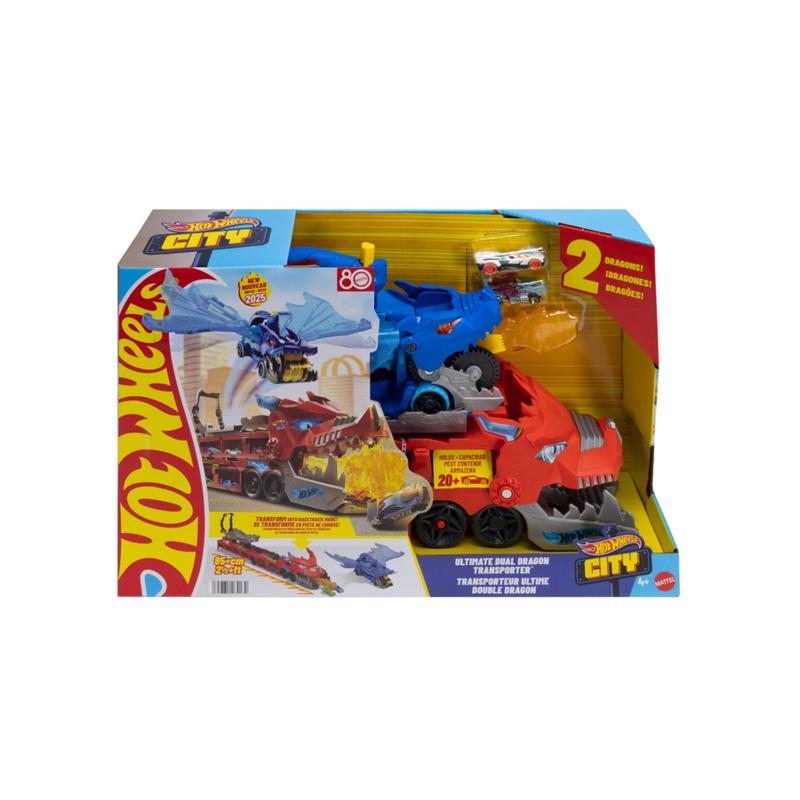 Emery Jensen ultimate dragon-themed track set building kit with detailed parts and accessories for model enthusiasts.