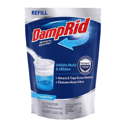 Emery Jensen DampRid moisture control packs, 42 oz each, in a pack of three for reducing excess moisture and preventing mold.