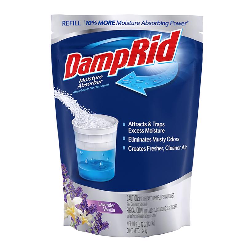 Emery Jensen Damprid RFLL LVNVAN moisture control packs, 44 oz, shown in a pack of three for moisture and odor control.