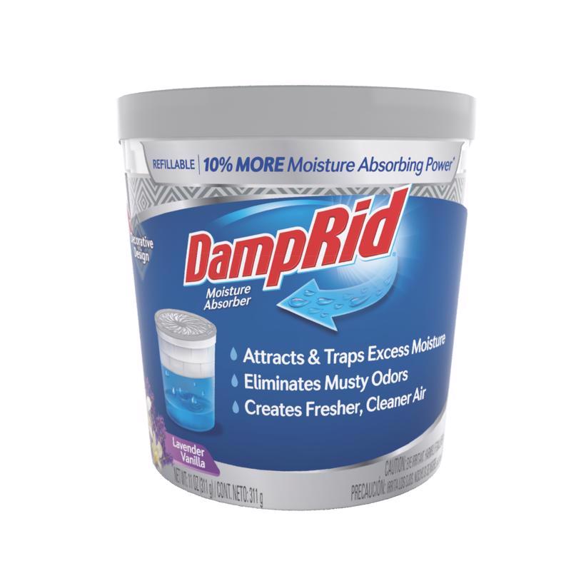 Four Emery Jensen Damprid Moisture Control tubs, 11 oz each, designed to reduce excess humidity and prevent mold.