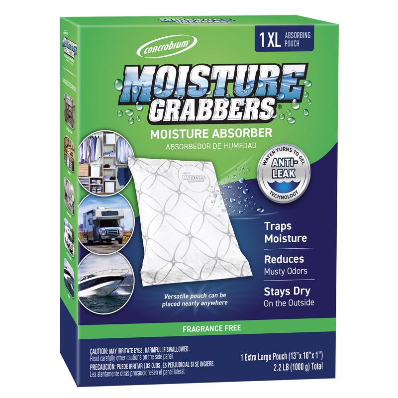 Emery Jensen Moisture Grabbers XL in a container, designed for moisture control and humidity absorption.