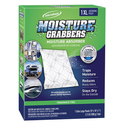 Emery Jensen Moisture Grabbers XL in a container, designed for moisture control and humidity absorption.