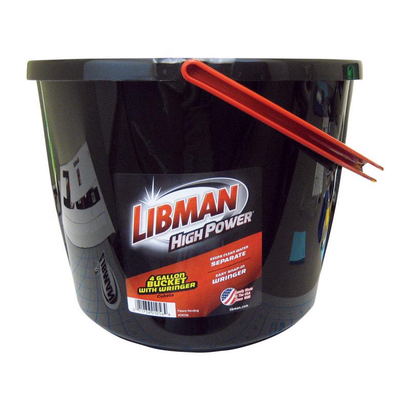 BUCKET Blk/red 4GAL - Pack of 3