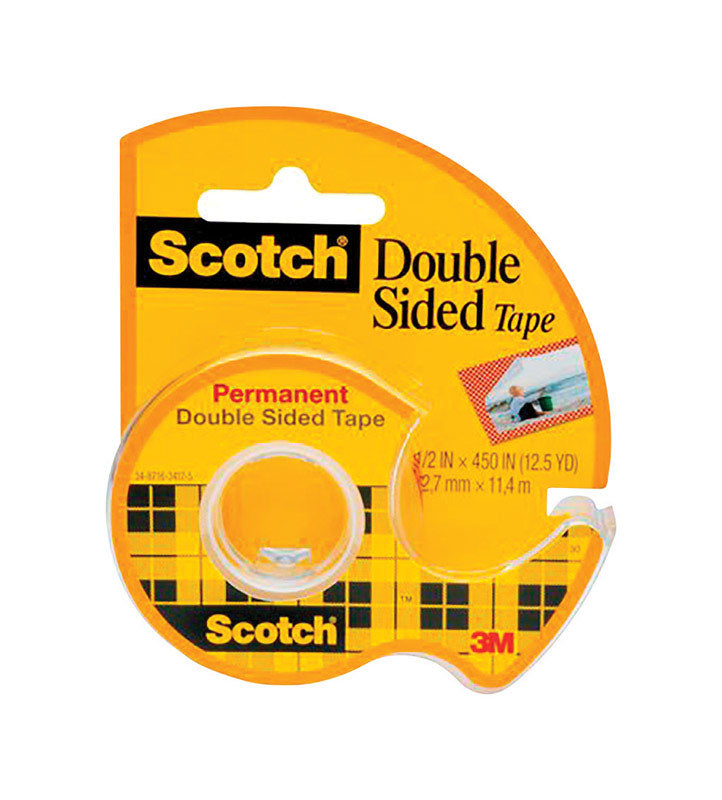 DOUBLE SIDE TAPE1/2X450" - Pack of 12