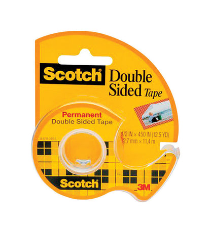 DOUBLE SIDE TAPE1/2X450" - Pack of 12