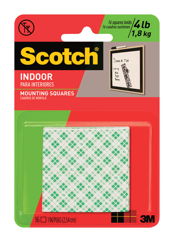 MOUNT SQUARES 1"16PK - Pack of 6