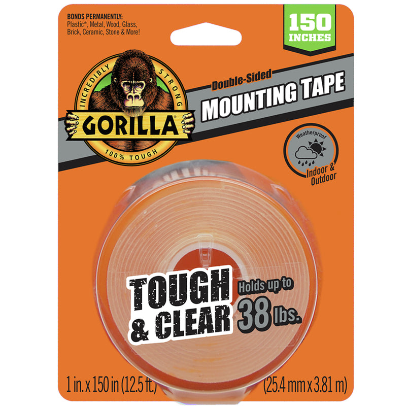 MOUNTING TAPE CLR 1X150" - Pack of 6