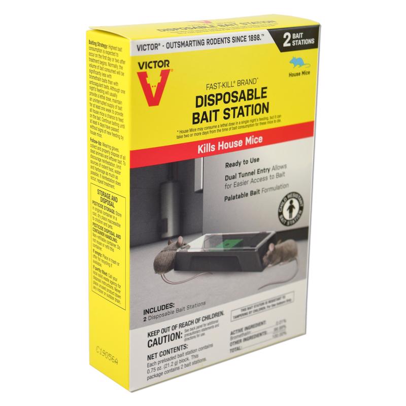 Emery Jensen bait station with two mouse and rat traps for effective pest control, designed for safe and secure placement.