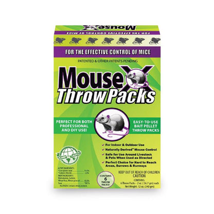 Emery Jensen Mouse and rat traps bait packs, 6-pack, with baited traps for pest control.