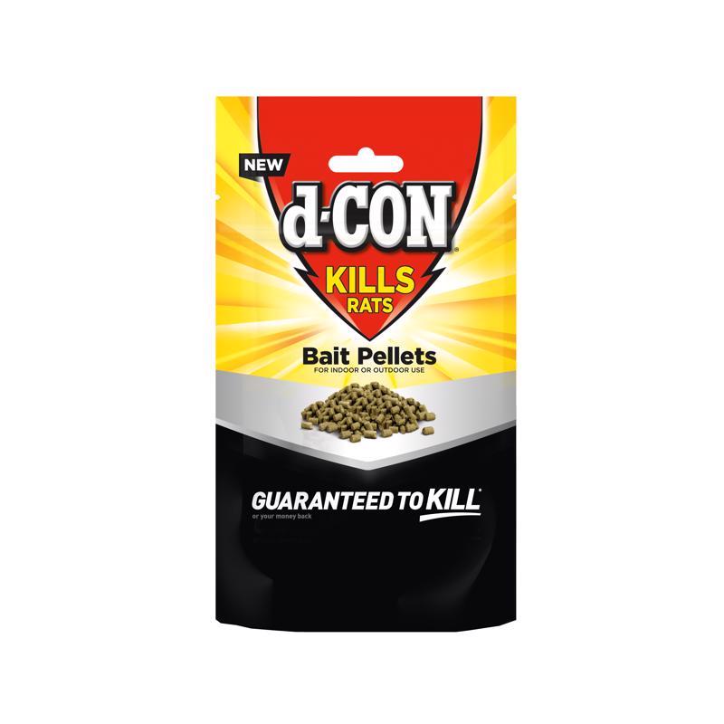 Emery Jensen pest control pellets in an 8oz bag for mouse and rat traps, designed to attract and eliminate rodents.