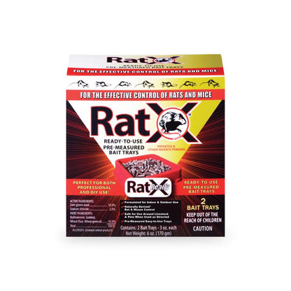 Emery Jensen RATX bait tray 2-pack for mouse and rat traps, designed for effective pest control in traps.