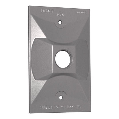 1G CVR w/ ONE 1/2"H GRY