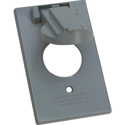 1G SIG 15/20AMP CVR GRY