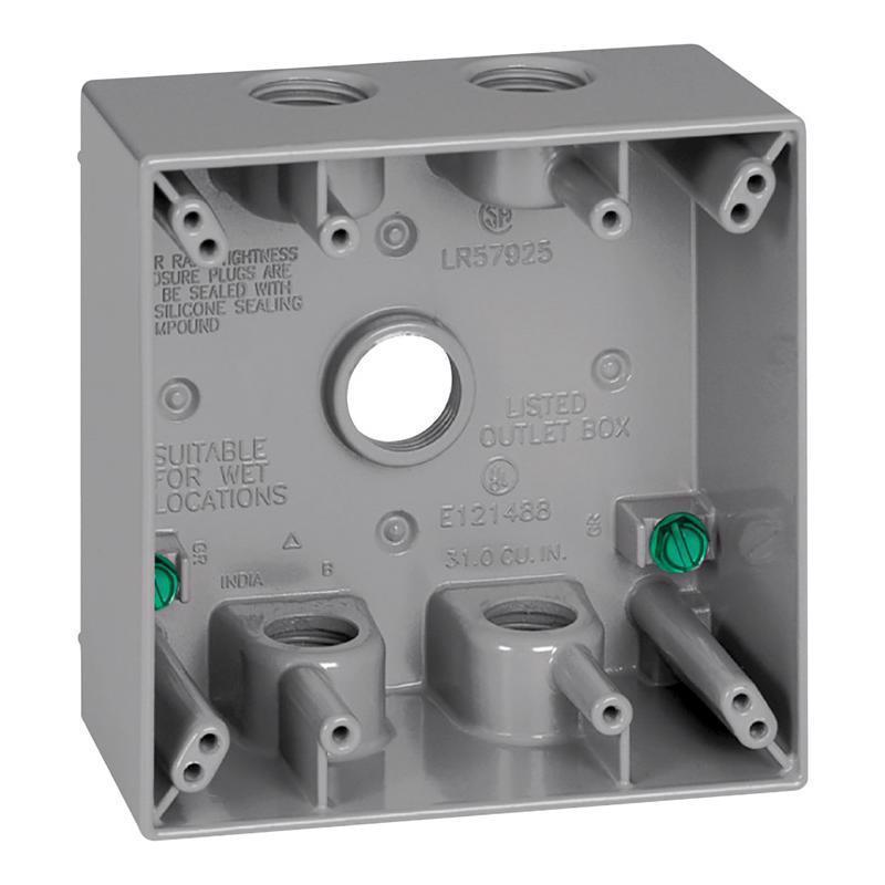 3/4" 5H 2G BOX GRY