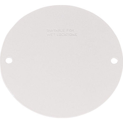 RND BLANK CVR WHT