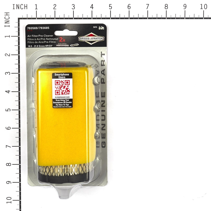 AIR FILTER 19-21HP B&s