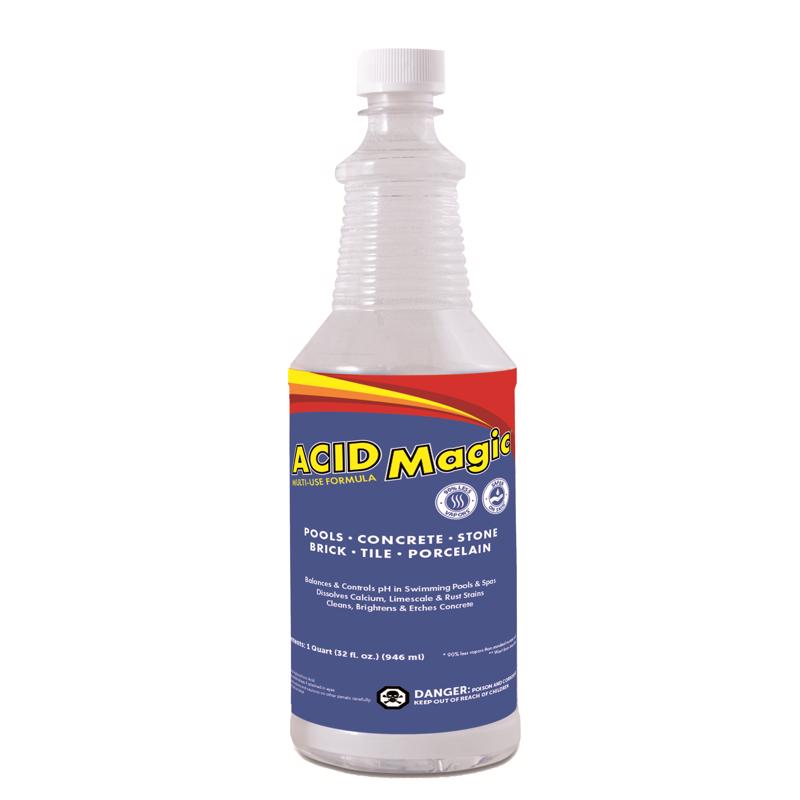 MURIATIC ACID LIQUID 1QT - Pack of 15