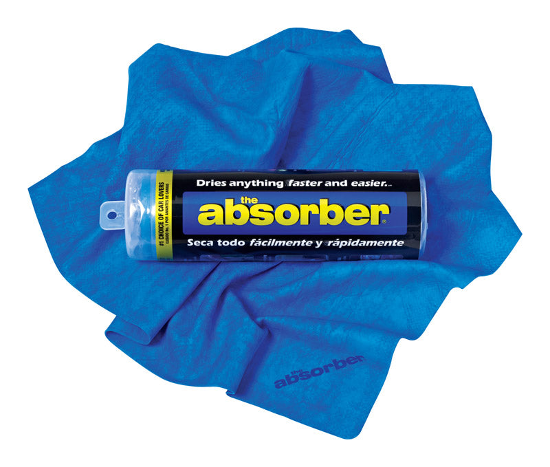 Natural and synthetic chamois from Emery Jensen, soft, absorbent 27x17-inch towel for cleaning and detailing tasks.
